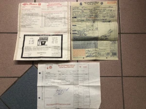 Alfa Romeo GTV6 window sticker and Bill of sale rare original documents - Picture 1 of 4