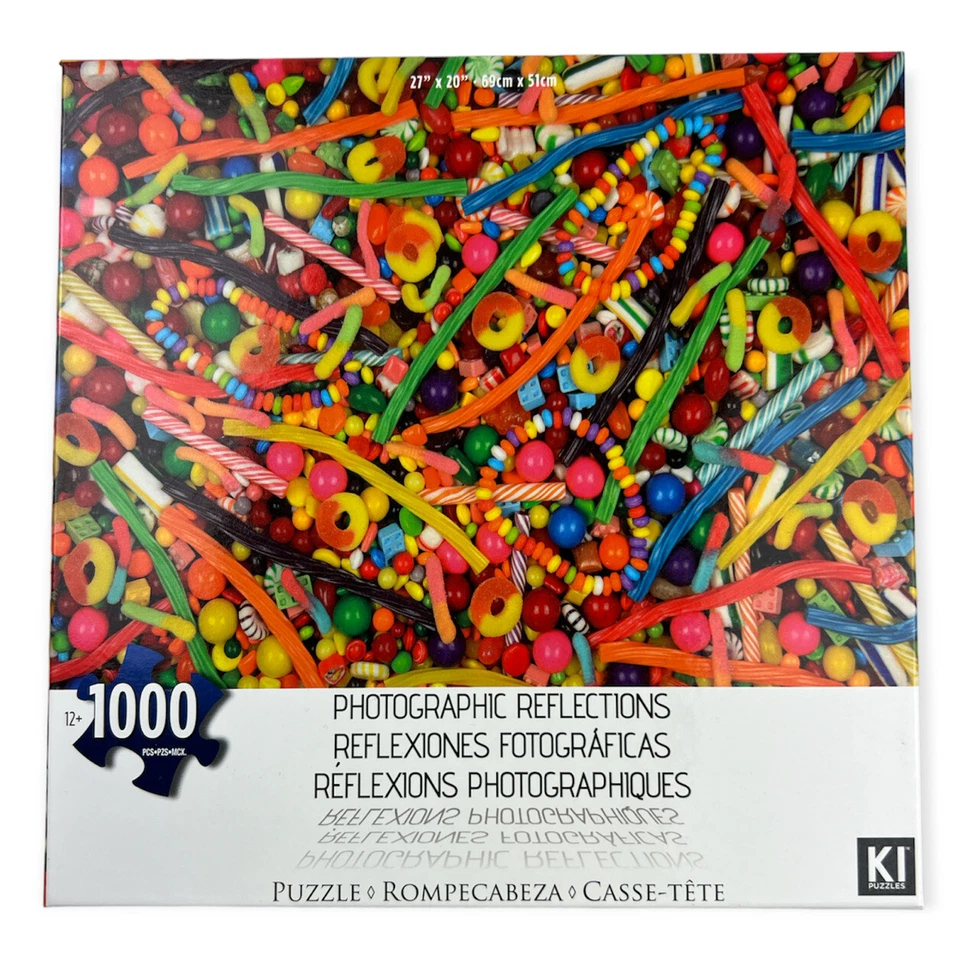 1000 PC Photographic Reflections Colorful Candy Jigsaw Puzzle BUYITNOW