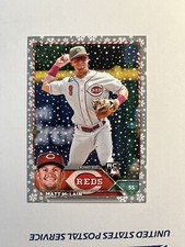2023 Topps Holiday Matt McLain Rookie RC Metallic Card #H196 Cincinnati Reds