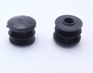 Exterior / 5/8"" interior - tapas para pies de silla - piso protector - Cantidad 25 - Negro #617B - Imagen 1 de 3