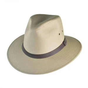 Jaxon Hats Cotton Safari Fedora Hat - Picture 1 of 5