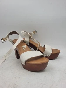 Sandales blanches à talons compensés femme taille 7 - Madden Girl - Photo 1/5
