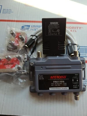 ANTRONIX FRA1-1510 CABLE TV BOOSTER AMP Forward/Return Amplifier HD COAXIAL COAX - Image 1 of 4