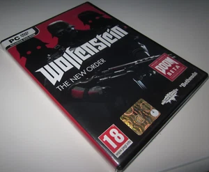 WOLFENSTEIN THE NEW ORDER-PC-DVD-ROM-ITALIANO-COMPLETO-PARI AL NUOVO RARITA' - Picture 1 of 7
