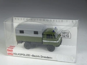 (YG-22) Busch 50298 Robur LO 2002 A Volkspolizei Bezirk Dresden DDR OVP - Bild 1 von 1