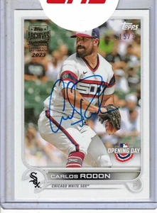2023 TOPPS Archives Signature Series baseball Carlos Rodon auto /32 card YANKEES - Picture 1 of 2