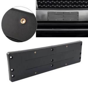 Euro Spec Extended Vers Front License Plate Holder For Land Rover Range 13-22 - Picture 1 of 11