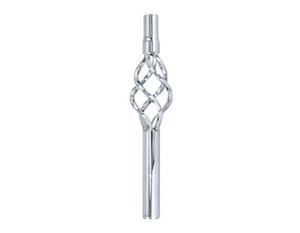 Tija de sillín torcida enjaulada 25,4 mm cromada Lowrider playa cruiser bicicletas ciclismo ¡Nueva! - Imagen 1 de 1