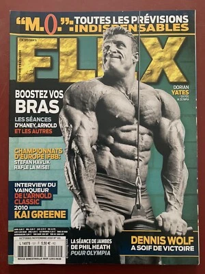 FLEX 2010 Oct/Nov #101 Dorian Yates Cover! Joe Weider Old Collection! Rare  - Image 1 of 4
