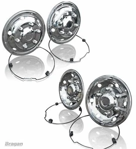 44.5cm Inox Poli avant & Roue Arrière Bords pour Camion Bus Coach Manches - Imagen 1 de 10