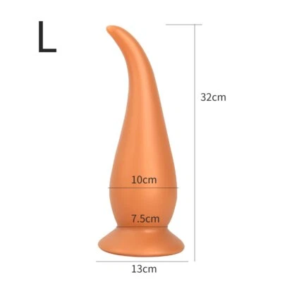 Enorme Consolador Anal Plug Gode Anal Largo Butt Plug Dilatador Masajeador Juguetes Sexuales para Adultos Foto 1 de 4