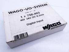 WAGO 750-403 750403 4DI 24V DC 4 Kanal Digitaleingangsklemme -unused/OVP-