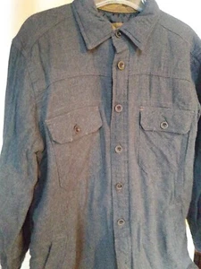 NWT Northwest Territory Gray Cotton Heavy Soft Shirt Jacket Lined Men's Medium - Picture 1 of 10