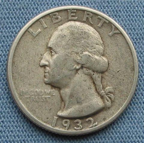 1932 P Silver Washington Quarter (25C) Cover