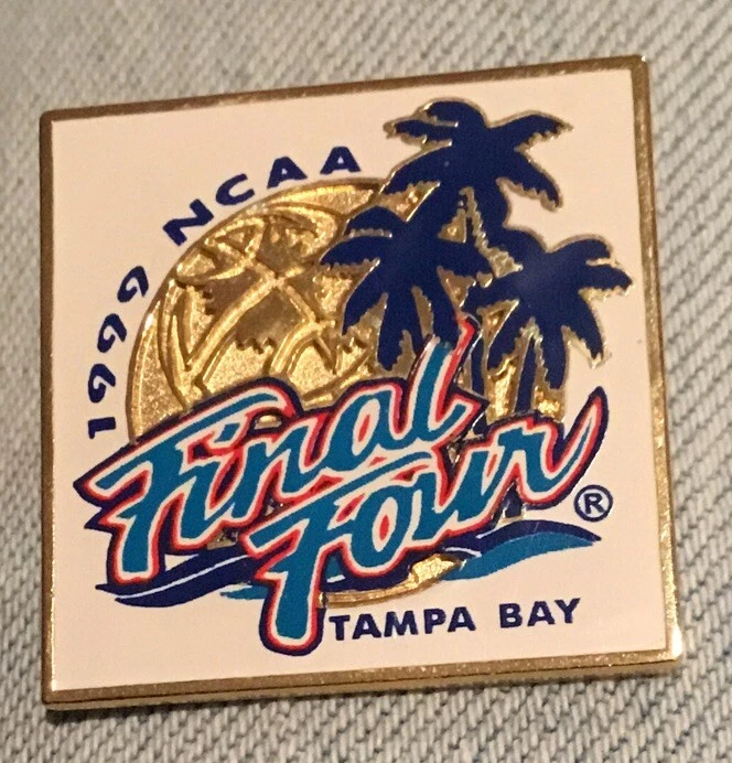 Prendedor Final Four 1999 de la NCAA para hombres College U Conn Duke Michigan State Ohio State #2 Foto 1 de 1