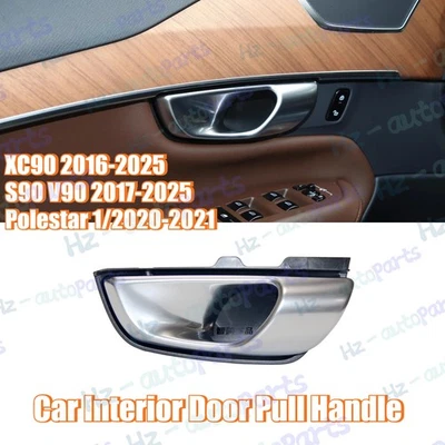 Tirador de puerta interior de coche para Volvo XC90 S90 V90 Polestar 1 2016-2025 Foto 1 de 4