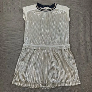 Crewcuts Metallic Gold & Jersey Dress ~ 6 - Picture 1 of 12
