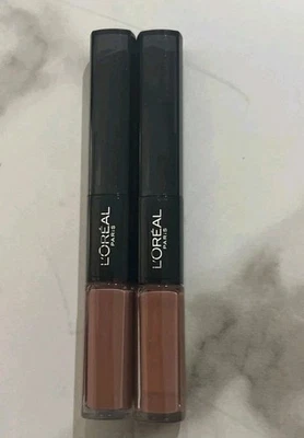 2 X Loreal Paris Infallible Pro Last 2 Step Lipstick Neverending Nutmeg # 119 - Image 1 of 3