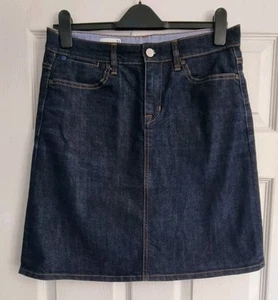 Womens Gap 1969 Dark Blue Denmin Skirt With Pockets Size 10 - Picture 1 of 10