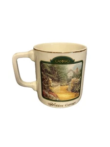 "Taza de café Thomas Kinkade Pintor of Light casa oculta taza de 4"" de alto" - Imagen 1 de 6