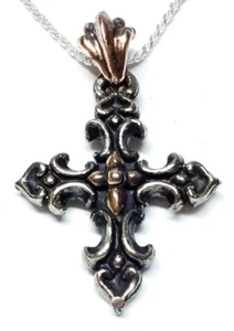 Colgante de plata Love Cross - Imagen 1 de 3