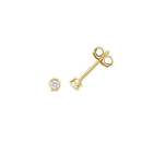 DIAMOND RUBOVER EARRING STUDS IN 18CT GOLD