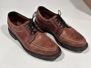 Allen Edmonds Herrenschuhe Größe 9 D Wilbert 1951 geteilte Zehe Oxford elegant braun - Bild 1 von 8