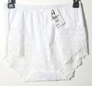 2 PAAR Angelina Jungen Shorts Spitze Akzent weiß Höschen neu mit Etikett Größe XL - Bild 1 von 2