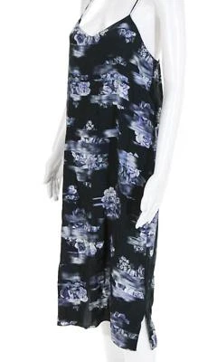 Tibi 275721 Women's Silk Lined Floral Print Dress, Navy Blue, 8 - Image 1 of 2