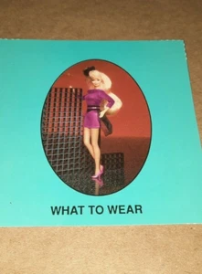 Vintage Barbie Card 1989 Barbie Just Us Girls Game Replacement Piece  - Picture 1 of 6