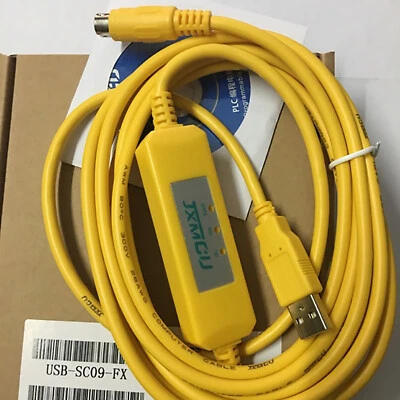 PLC Programming / Download Cable USB-SC09-FX for Mitsubishi FX1S FX1N FX2N FX3U - Image 1 of 4