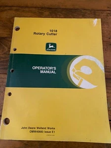 Manual de operador del cortador rotativo John Deere 1018 - Imagen 1 de 2