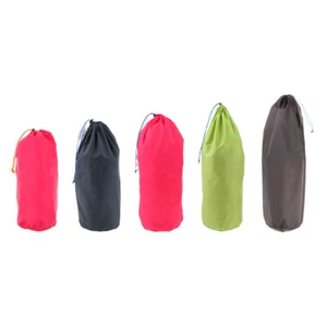 Waterproof nylon drawstring bag travel camping hiking storage organizer - Picture 1 of 13