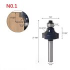 1/4 Round Over Router Bit with Alloy Steel Body and Anti Kickback Design