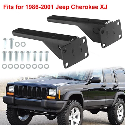 2Pcs Upgrated Rear Bumper Brackets Support Fit for 1986-2001 Jeep Cherokee XJ - Image 1 of 4