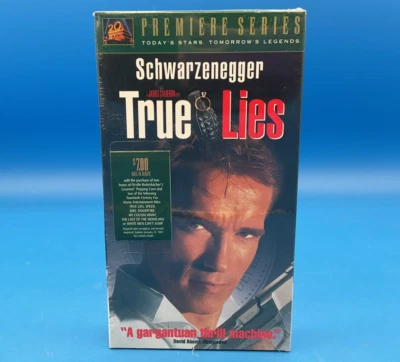 TRUE LIES VHS 1995 Premiere Series Arnold Schwarzenegger NEW SEALED Free Ship!!! - Image 1 of 4