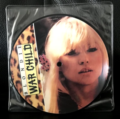 BLONDIE  War Child UK 1982 PICTURE DISC UNPLAYED VINYL SINGLE Deborah Harry Punk - Image 1 of 3
