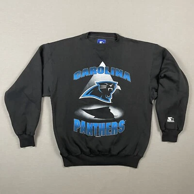 Sudadera De Colección Carolina Panthers Para Hombres Mediana Años 90’s Starter Cuello Redondo NFL Fútbol Foto 1 de 4