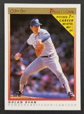 Nolan Ryan 1991 O Pee Chee Baseball Card #102 (NM)