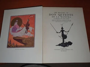 1922 THE HISTORY OF DON QUIXOTE BY CERVANTES 25 COLOUR PLATES BY DE BOSSCHERE * - Picture 1 of 15
