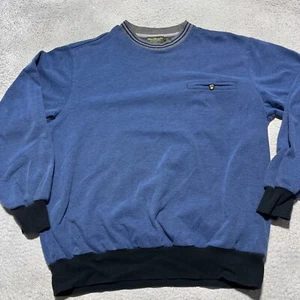 Norm Thompson Vintage Shirt Mens Large Banded Cuff Bottom Long Sleeve Pullover - Picture 1 of 10