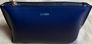BOLSA DE MAQUILLAJE DE CUERO SINTÉTICO PARA COSMÉTICOS COLOR AZUL LAMER BOLSA DE ARTÍCULOS DE TOCADOR DE VIAJE - Imagen 1 de 2