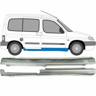 PEUGEOT PARTNER C BERLINGO 1996-2008 Marchepied Tôle de Réparation / Paire - Image 1 of 4