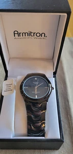 Vintage Armitron Mens Diamond Accent Watch 2007 Avon - Picture 1 of 6