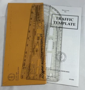 Northwestern University Traffic Institute Accident Investigator's Template, 1984 - Picture 1 of 4