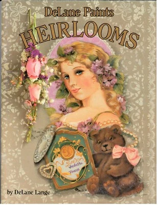 DeLanes Victorian Lace & Roses Decorative Painting Pattern Book DeLane Lange - Image 1 of 4