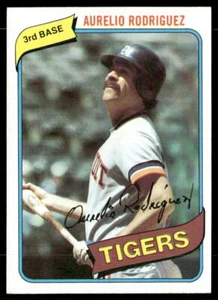 Tarjeta de béisbol Aurelio Rodríguez 1980 Topps #468 Tigres de Detroit - Imagen 1 de 2