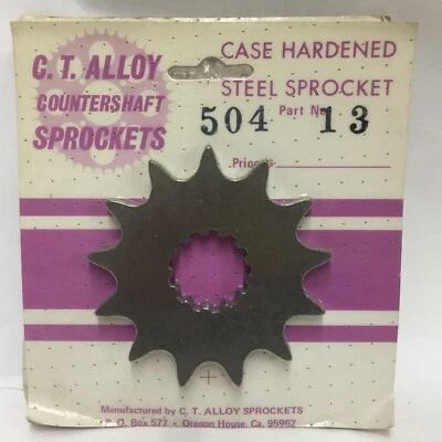 Piñón delantero Yamaha MX 400 1975 13 dientes motocross Foto 1 de 3