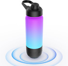 All-in-One Hydration Bottle, 20oz, Bluetooth Speaker, LED Glow, Water 