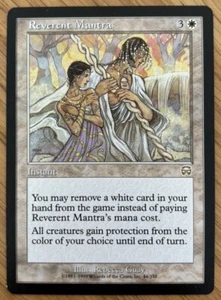 Magic the Gathering - Reverent Mantra - Instant - Mercadian Masques - NM - MTG - Picture 1 of 2